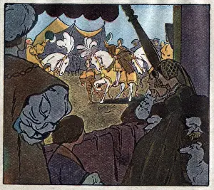 History of France: Interview of Francois I (1494-1547) and Henri VIII (1491-1547) at the camp du cloth d' History of France: Interview of Francois I (1494-1547) and Henri VIII (1491-1547) at the camp du cloth d'