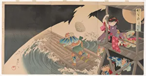 Take no hitofushi, Yaguchi, 1897 (woodblock print, ink & colour on paper) Take no hitofushi, Yaguchi, 1897 (woodblock print, ink & colour on paper)