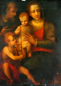 The Holy Family And St John, 1501 (oil on panel) The Holy Family And St John, 1501 (oil on panel)