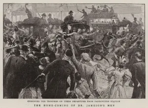 The Home-Coming of Dr Jameson's Men (engraving) The Home-Coming of Dr Jameson's Men (engraving)