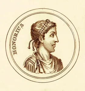Honorius, illustration from The Universal Historical Dictionary by George Crabb Honorius, illustration from The Universal Historical Dictionary by George Crabb