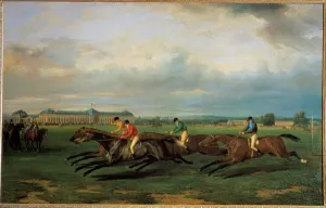Horse racing in Chantilly. French School, 19th century. Chantilly, Musee Conde Horse racing in Chantilly. French School, 19th century. Chantilly, Musee Conde