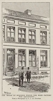 The House at Berchem where the Bomb Factory was discovered (engraving) The House at Berchem where the Bomb Factory was discovered (engraving)