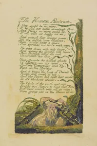 The Human Abstract, plate 45 from Songs of Experience, 1794 (colour The Human Abstract, plate 45 from Songs of Experience, 1794 (colour