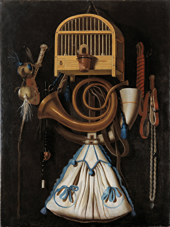 Hunting gear, Still Life, 1661 (oil on canvas) Hunting gear, Still Life, 1661 (oil on canvas)