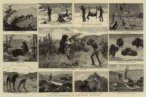 Hunting Sketches in Northern Wyoming (engraving) Hunting Sketches in Northern Wyoming (engraving)