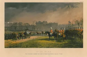Hyde Park - the princess passing the lines of the volunteers, March 7th 1863 Hyde Park - the princess passing the lines of the volunteers, March 7th 1863