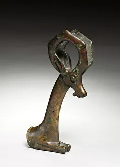 Ibex Whetstone Handle, 1100-900 BC (cast bronze) Ibex Whetstone Handle, 1100-900 BC (cast bronze)