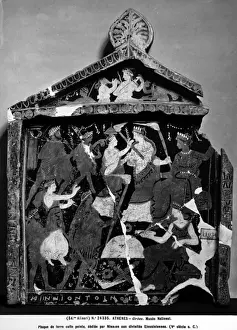 Iinitiation to the cult of the Eleusinian Mysteries, Demeter and Persephone host a procession, 4th century BC Iinitiation to the cult of the Eleusinian Mysteries, Demeter and Persephone host a procession, 4th century BC