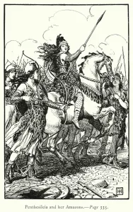 The Iliad: Penthesileia and her Amazons (engraving) The Iliad: Penthesileia and her Amazons (engraving)