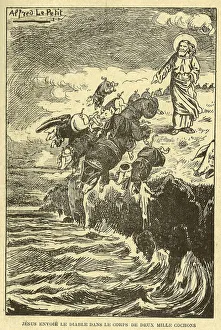Illustration of Alfred Le Pete (1841-1909) in Gros-Jean et son cure Illustration of Alfred Le Pete (1841-1909) in Gros-Jean et son cure