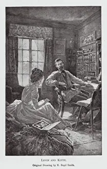 Fine Art Finder Print: Levin and Kitty from Anna Karenina