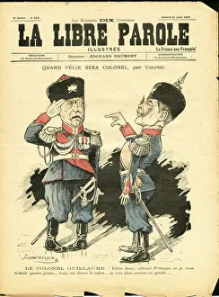 Illustration of Emile Courtet dit Cohl (1857-1938) for the Cover of La Libre parole illustree Illustration of Emile Courtet dit Cohl (1857-1938) for the Cover of La Libre parole illustree