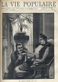 Illustration for Le Seducteur par Gyp, 1890 (engraving) Illustration for Le Seducteur par Gyp, 1890 (engraving)
