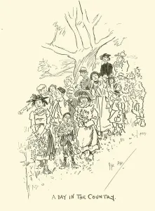 Illustration for Phil May's Gutter-Snipes (lithograph) Illustration for Phil May's Gutter-Snipes (lithograph)