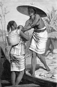 Illustration published in the 1862 edition of 'Le Tour du monde" Illustration published in the 1862 edition of 'Le Tour du monde"