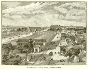 The Imperial Palace, Pekin, looking North (engraving) The Imperial Palace, Pekin, looking North (engraving)