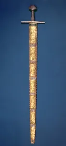 Imperial Sword of the Holy Roman Emperors with partially gilt pommel and cross-bar Imperial Sword of the Holy Roman Emperors with partially gilt pommel and cross-bar