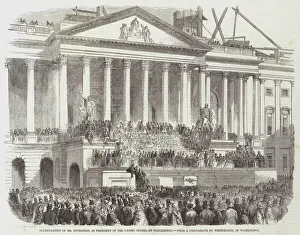 Inauguration of Mr Buchanan, as President of the United States, at Washington (engraving) Inauguration of Mr Buchanan, as President of the United States, at Washington (engraving)