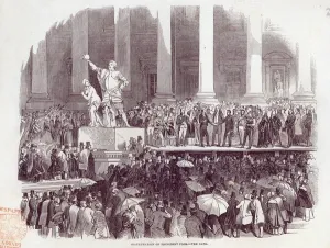 Inauguration of President Polk: The Oath, from The Illustrated London News' Inauguration of President Polk: The Oath, from The Illustrated London News'