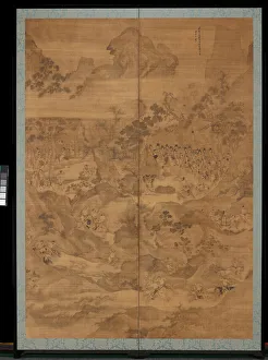 An Incident on the Hunt, late 17th-early 18th century (ink on silk) An Incident on the Hunt, late 17th-early 18th century (ink on silk)