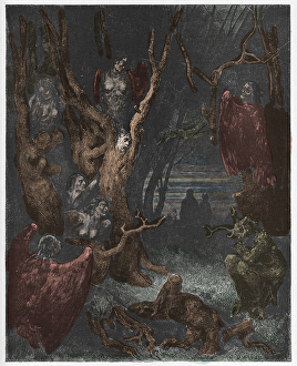 Inferno, Canto 13 : The Harpies in the forest of suicides Inferno, Canto 13 : The Harpies in the forest of suicides