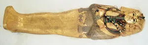 The innermost coffin of the king, from the Tomb of Tutankhamun (c The innermost coffin of the king, from the Tomb of Tutankhamun (c