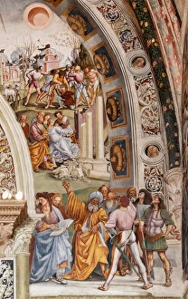 Related Images Collection: The interior, Chapel Nova or St. Brizio Chapel, northern wall