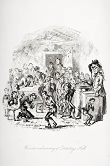 The internal economy of Dotheboys Hall, illustration from Nicholas Nickleby by Charles Dickens (1812-70) The internal economy of Dotheboys Hall, illustration from Nicholas Nickleby by Charles Dickens (1812-70)