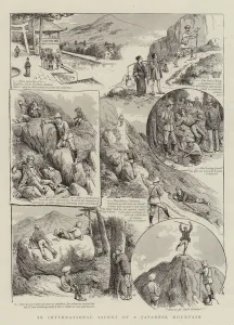 An International Ascent of a Japanese Mountain (engraving) An International Ascent of a Japanese Mountain (engraving)