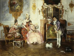 The Interrupted Proposal, 1889 (oil on canvas) The Interrupted Proposal, 1889 (oil on canvas)