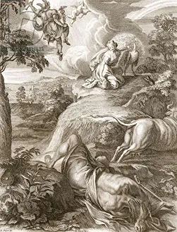Io Changed into a Cow: Mercury Cuts Off Argus Head, 1730 (engraving) Io Changed into a Cow: Mercury Cuts Off Argus Head, 1730 (engraving)
