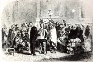 James Buchanan, President of the United States, inducing the hostile tribes of James Buchanan, President of the United States, inducing the hostile tribes of