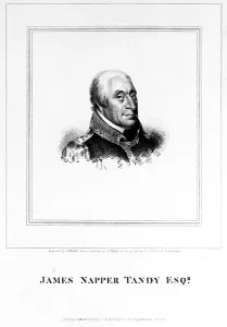 James Napper Tandy, engraved by James Heath, 1815 (engraving) James Napper Tandy, engraved by James Heath, 1815 (engraving)