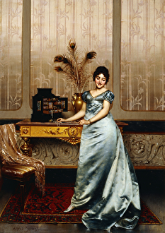 The Jewelry Chest; Le Coiffret aux Bijoux, (oil on canvas) The Jewelry Chest; Le Coiffret aux Bijoux, (oil on canvas)