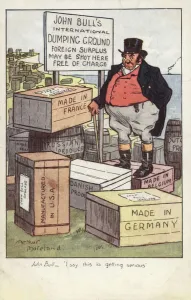 John Bull's International Dumping Ground (colour litho) John Bull's International Dumping Ground (colour litho)