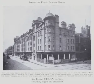 John Keppie, Architect, Honeyman, Keppie and Mackintosh (b/w photo) John Keppie, Architect, Honeyman, Keppie and Mackintosh (b/w photo)