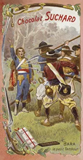 Joseph Bara, French Revolutionary child soldier (chromolitho) Joseph Bara, French Revolutionary child soldier (chromolitho)