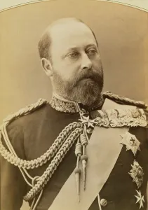 King Edward VII as Prince of Wales (1841-1910), portrait photograph (b/w photo) King Edward VII as Prince of Wales (1841-1910), portrait photograph (b/w photo)