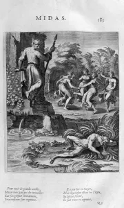 King Midas is remembered in Greek mythology for his ability to turn everything he touched King Midas is remembered in Greek mythology for his ability to turn everything he touched