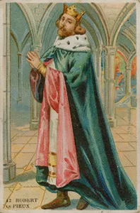 King Robert II, called the Pious (chromolitho) King Robert II, called the Pious (chromolitho)