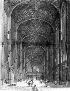 Kings College Chapel from Cantabrigia Illustrata c.1690 (engraving) Kings College Chapel from Cantabrigia Illustrata c.1690 (engraving)