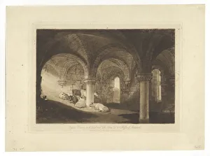 Kirkstall Abbey Crypt, 1812 (etching & engraving) Kirkstall Abbey Crypt, 1812 (etching & engraving)