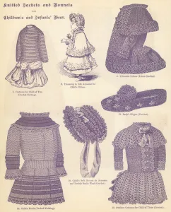 Knitted Jackets and Bonnets for Children's and Infants Wear (litho) Knitted Jackets and Bonnets for Children's and Infants Wear (litho)