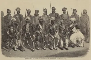 The Kotwal of Police at Lucknow and his Assistants (engraving) The Kotwal of Police at Lucknow and his Assistants (engraving)