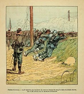 L Armee de la Loire de Eugene Sergent, dit Grenest, illustrated by Louis Bombled