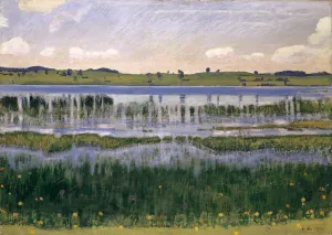 Lake Burgaschi (near Langenthal), c.1901 (oil on canvas) Lake Burgaschi (near Langenthal), c.1901 (oil on canvas)