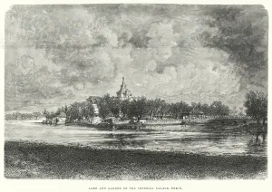 Lake and Garden of the Imperial Palace, Pekin (engraving) Lake and Garden of the Imperial Palace, Pekin (engraving)