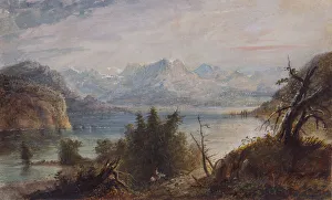 Lake, Wind River Chain of Mountains, c.1837 (w/c on paper) Lake, Wind River Chain of Mountains, c.1837 (w/c on paper)