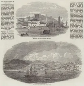 Landing of the Rifle Brigade at Gallipoli (engraving) Landing of the Rifle Brigade at Gallipoli (engraving)